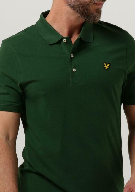 Grüne LYLE & SCOTT Polo-Shirt PLAIN POLO SHIRT - large