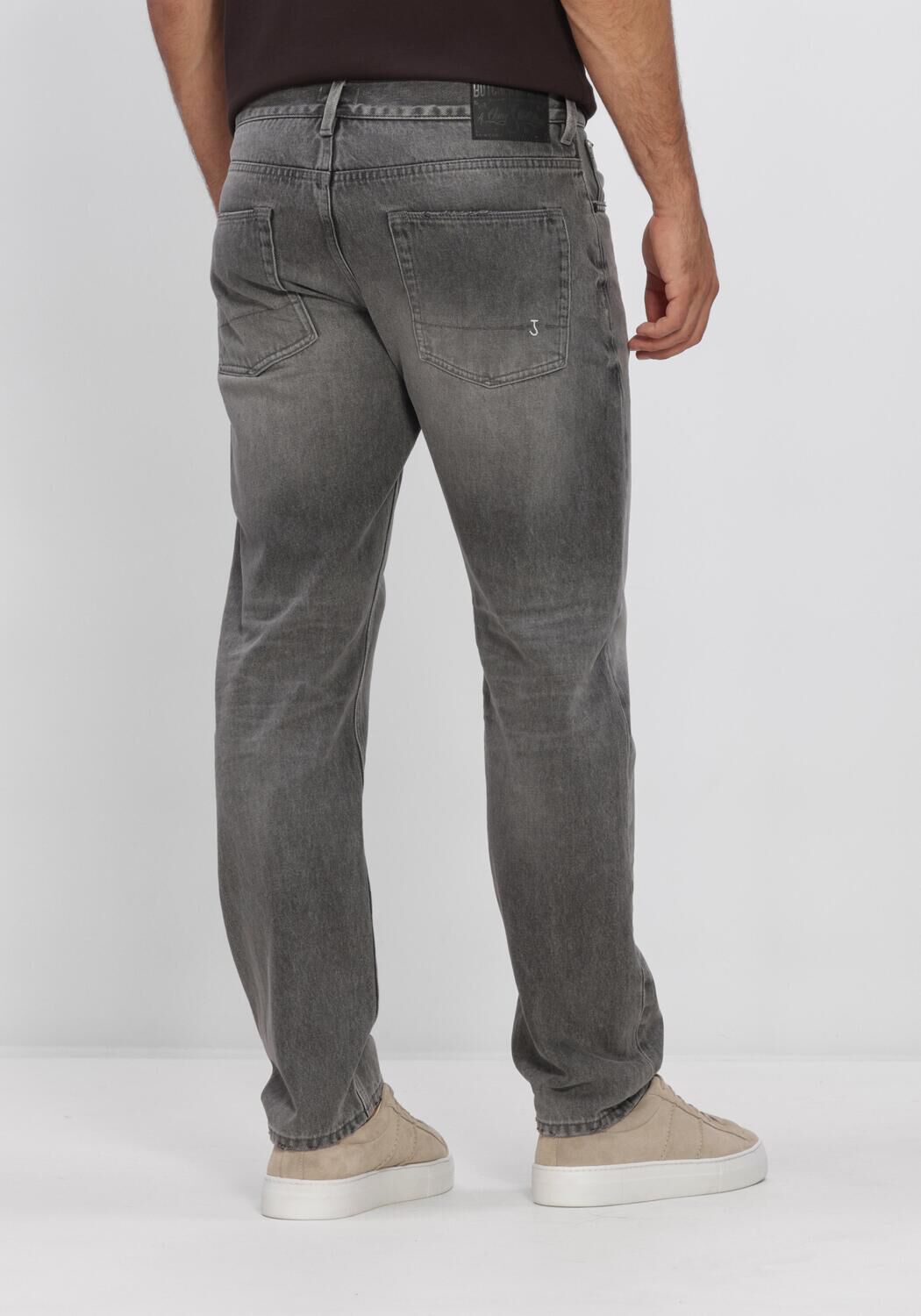 Graue BUTCHER OF BLUE Straight leg jeans STOCKTON STRAIGHT SMOKE DENIM - large