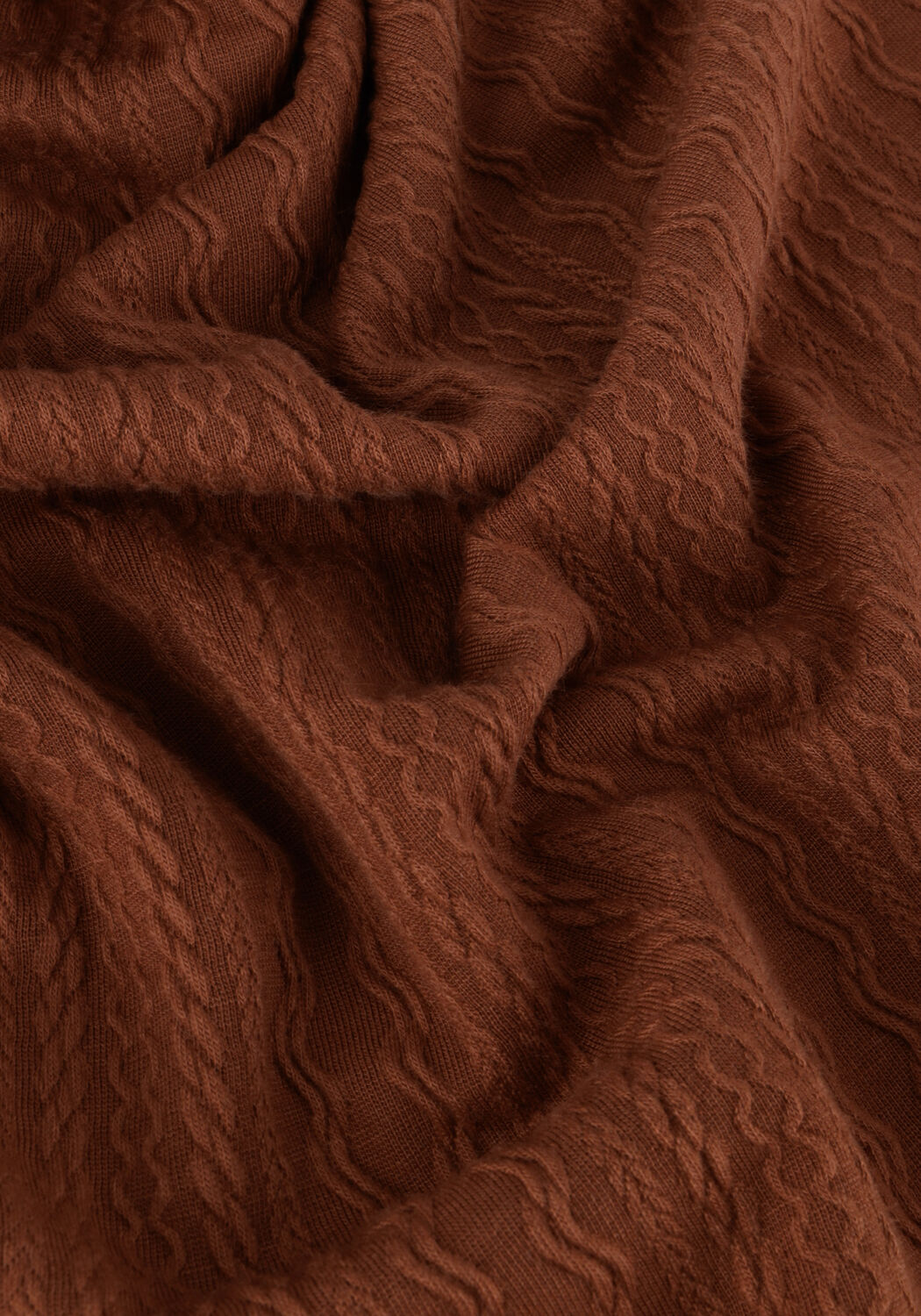 Camelfarbene MOODSTREET Tops & T-shirts KNITTED LONGSLEEVE - large