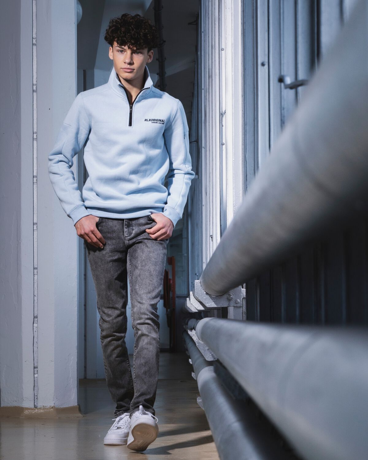 Schwarze RELLIX Slim fit jeans 2517 SLIM FIT JEANS - large