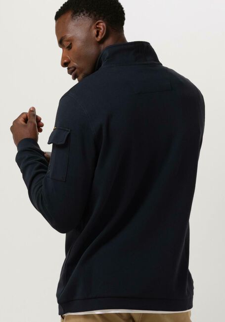 Dunkelblau PME LEGEND Pullover HALF ZIP COLLAR INTERLOCK JERSEY - large