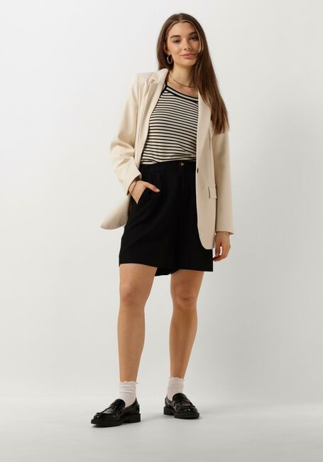 Schwarze JANSEN AMSTERDAM Top K347 SINGLET WITH STRIPES - large