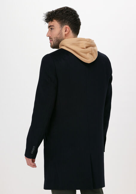 Dunkelblau SCOTCH & SODA Mäntel 163276 - SINGLE BREASTED WOOL- - large