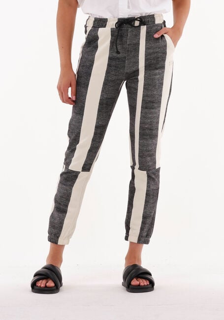 Ecru 10DAYS Jogginghose CROPPED JOGGER BLOCK STRIPE - large