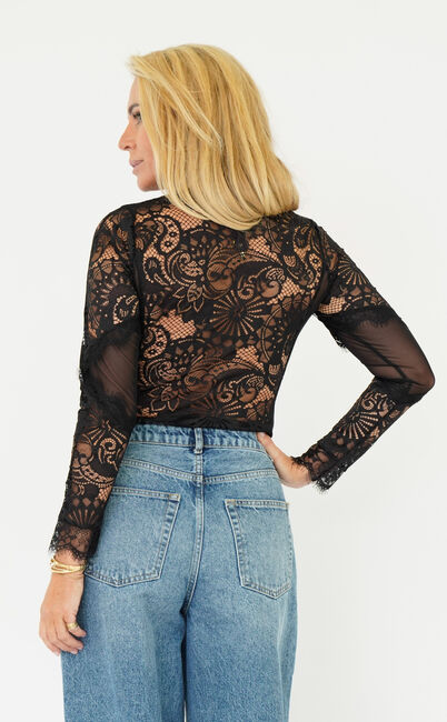 Schwarze EST'SEVEN Tops & T-shirts KALILA BODY - large