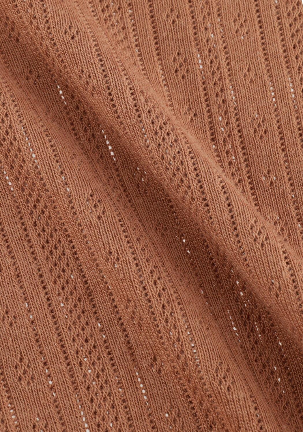 Braune LIL' ATELIER Tops & T-shirts NMFRACHEL LS SLIM TOP - large