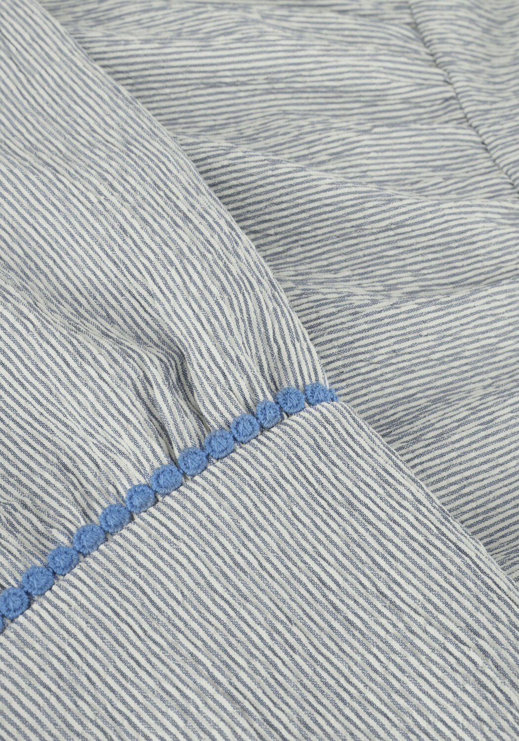 Blaue LIKE FLO Minikleid FANCY KNOT AOP DRESS - large