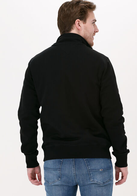 Schwarze TOMMY HILFIGER Pullover ROUNDALL GRAPHIC MOCK NECK - large