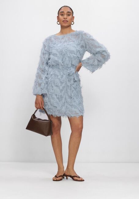 Blaue SELECTED WOMEN Minikleid SLFMYLINE RELAXED LS BOAT NECK - large