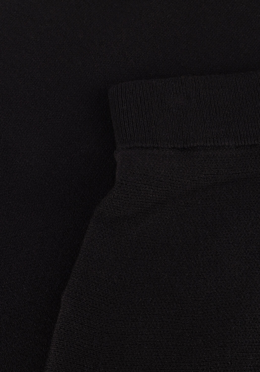 Schwarze Y.A.S. Minirock YASFONNY HW KNIT SKIRT - large