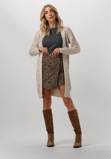 Beige OBJECT Strickjacke OBJNOVA STELLA L/S KNIT CARDIGAN - large
