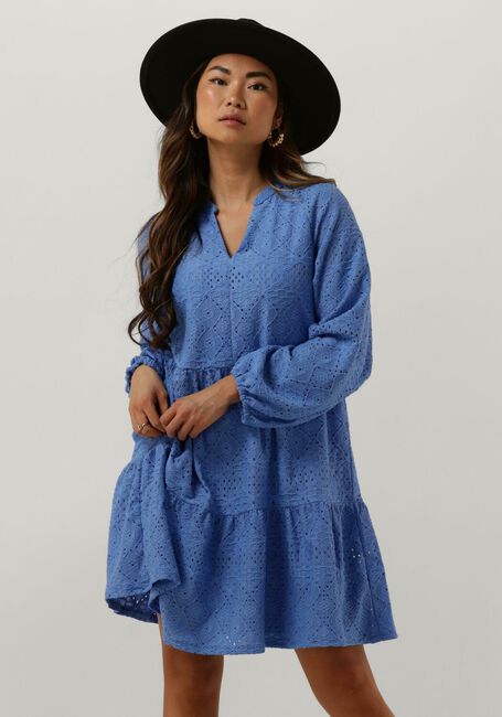 Hellblau OBJECT Minikleid OBJFEODORA GIA L/S DRESS - large