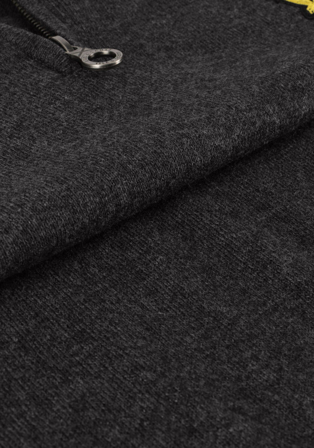 Dunkelgrau LYLE & SCOTT Pullover COTTON MERINO QUARTER ZIP JUMPER - large