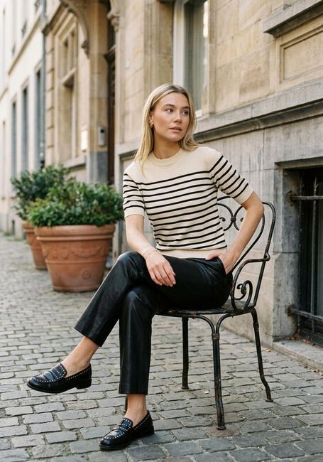 Nicht-gerade weiss Y.A.S. Top YASLENA SS KNIT PULLOVER S. NOOS - large