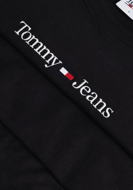 Schwarze TOMMY JEANS T-shirt TJM CLASSIC LINEAR LOGO TEE - large