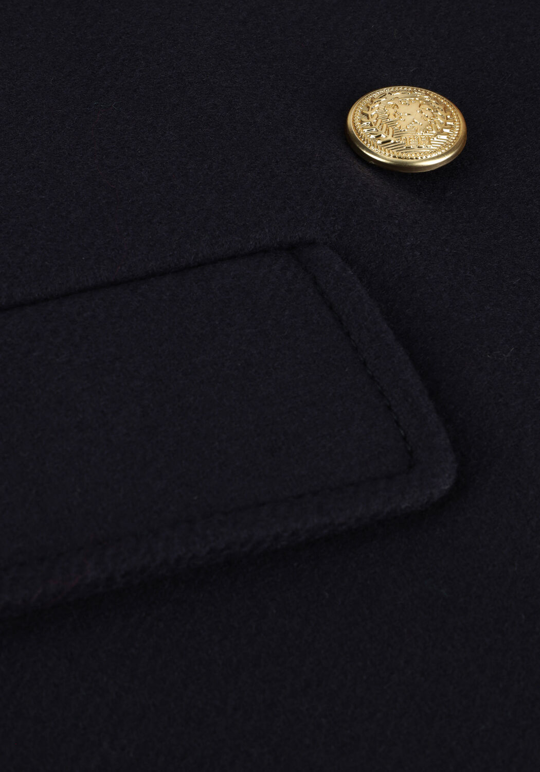 Dunkelblau TOMMY HILFIGER Jack WOOL BLEND DB PEACOAT - large