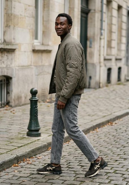 Dunkelgr&uuml;n FOR&Eacute;T Jack BOW BOMBER JACKET - large
