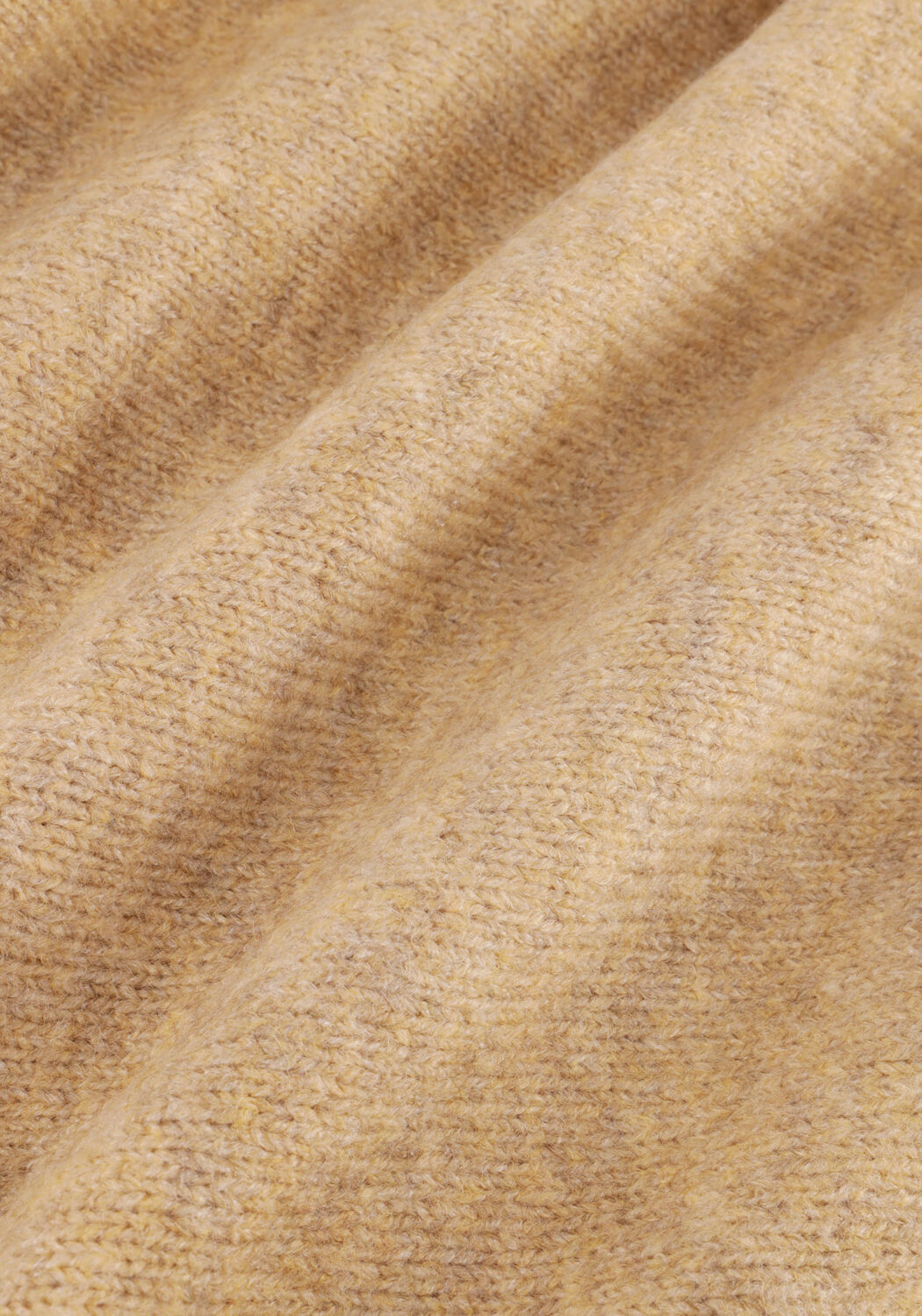 Camelfarbene SCOTCH & SODA Pullover REGULAR FIT SOFTY-KNIT MELANGE PULL - large