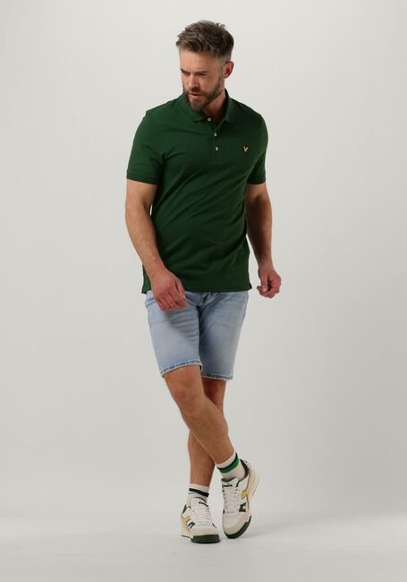Grüne LYLE & SCOTT Polo-Shirt PLAIN POLO SHIRT - large