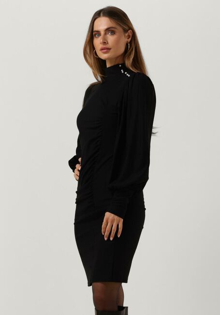 Schwarze GESTUZ Midikleid RIFAGZ BUTTON PUFF DRESS - large
