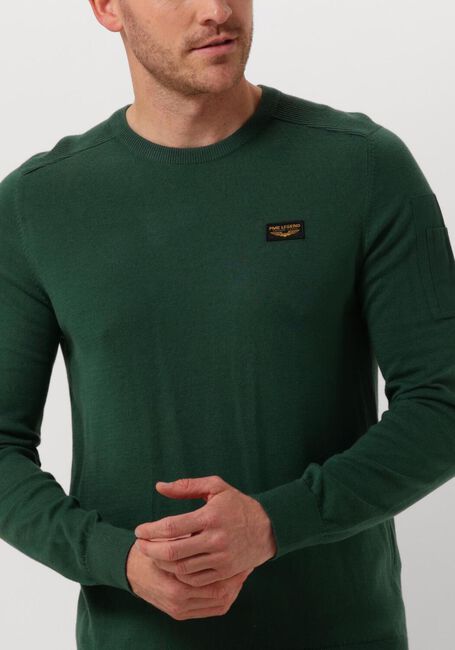 Grüne PME LEGEND Pullover R-NECK AMERICAN CLASSIC KNIT - large