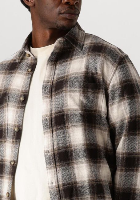 Braune SELECTED HOMME Hemden SLHREGOWEN-GRINDLE CHECK SHIRT LS - large