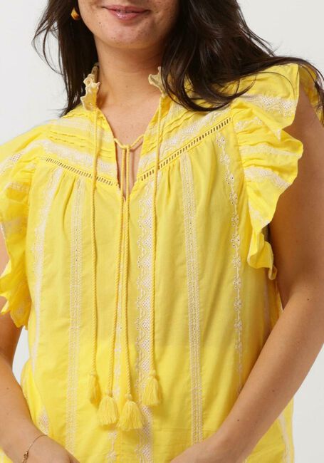 Gelbe SUNCOO Bluse LOUKI - large