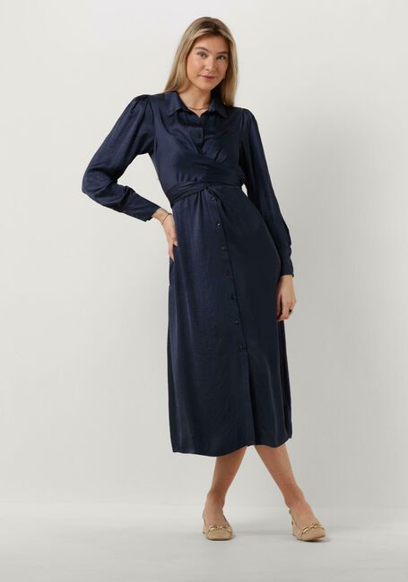 Dunkelblau SUMMUM Midikleid DRESS SILKY TOUCH - large