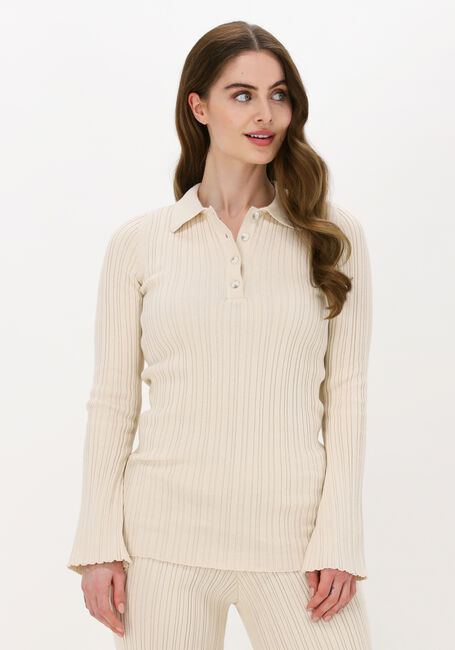 Sand ANOTHER LABEL Langarmshirts ODDA KNITTED PULL - large