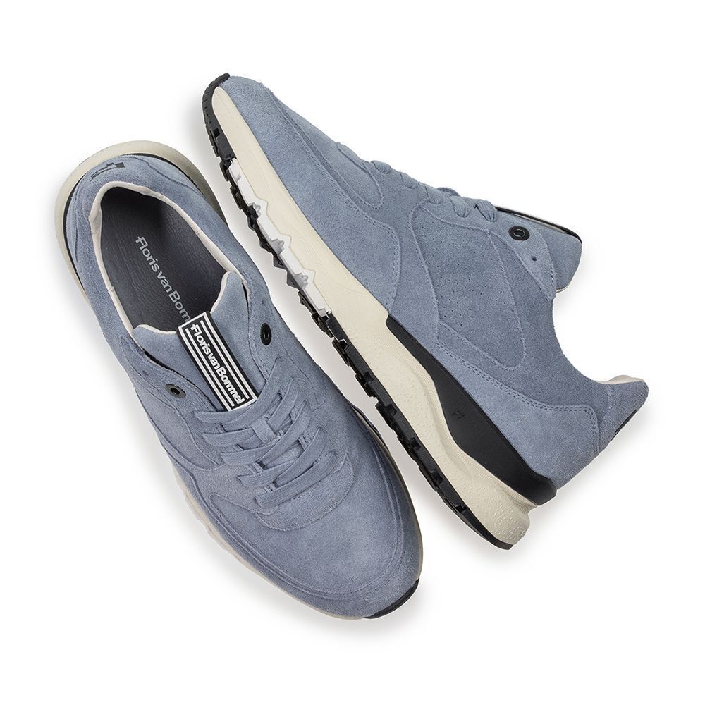 Blaue FLORIS VAN BOMMEL Sneaker Low De Treener 07.03 - medium
