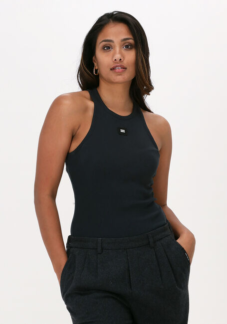 Schwarze 10DAYS Top TANK TOP RIB - large
