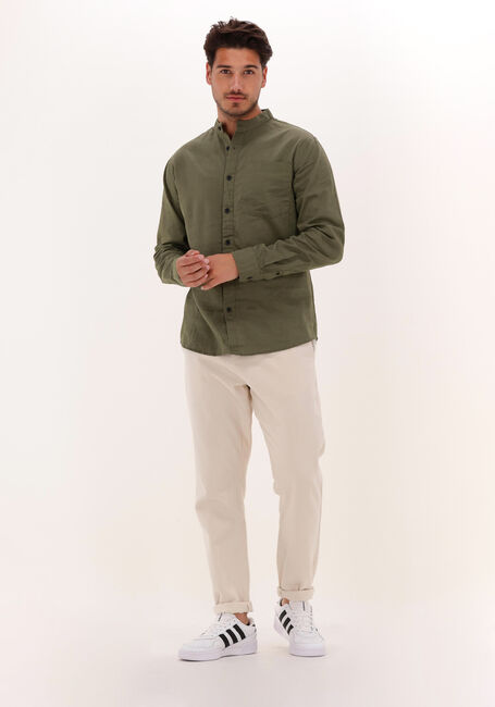 Grüne ANERKJENDT Casual-Oberhemd AKLUKAS LINEN SHIRT - large