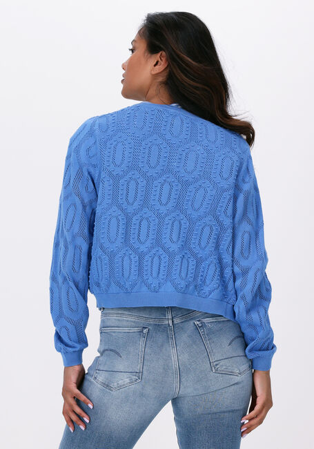 Blaue OBJECT Strickjacke CILA L/S KNIT CARDIGAN - large