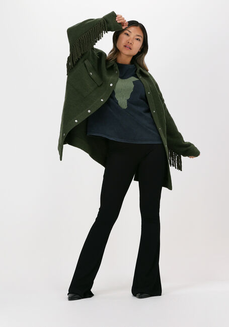 Schwarze ALIX THE LABEL T-shirt BOXY BULL TSHIRT - large