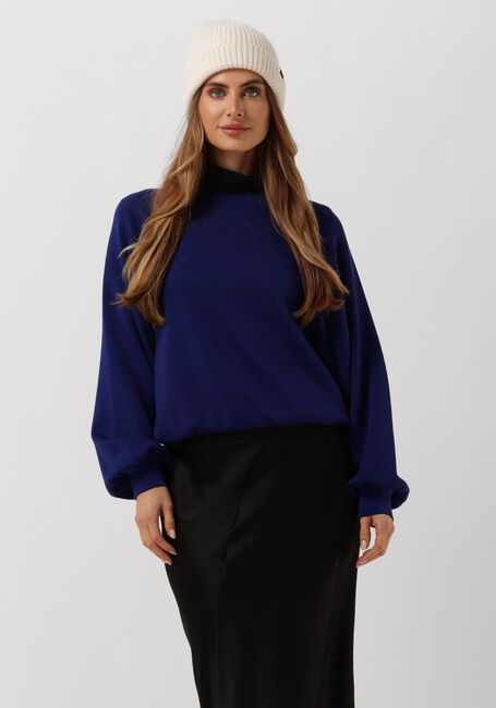 Blaue MSCH COPENHAGEN Pullover MSCHNELINA IMA Q RAGLAN SWEATSHIRT - large