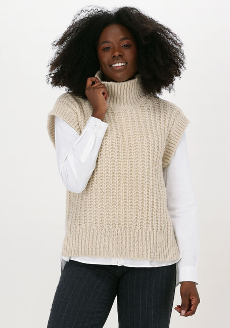 Sand MSCH COPENHAGEN Spencer HEIDI M NECK VEST - large