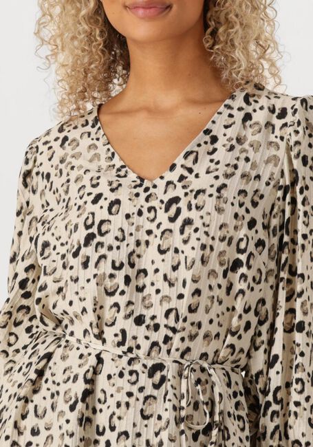 Beige MSCH COPENHAGEN Midikleid MSCHALYONA VLORA 3 4 DRESS AOP - large