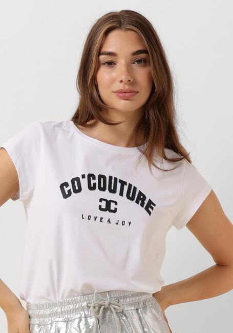 Weiße CO'COUTURE T-shirt DUSTCC PRINT TEE - large