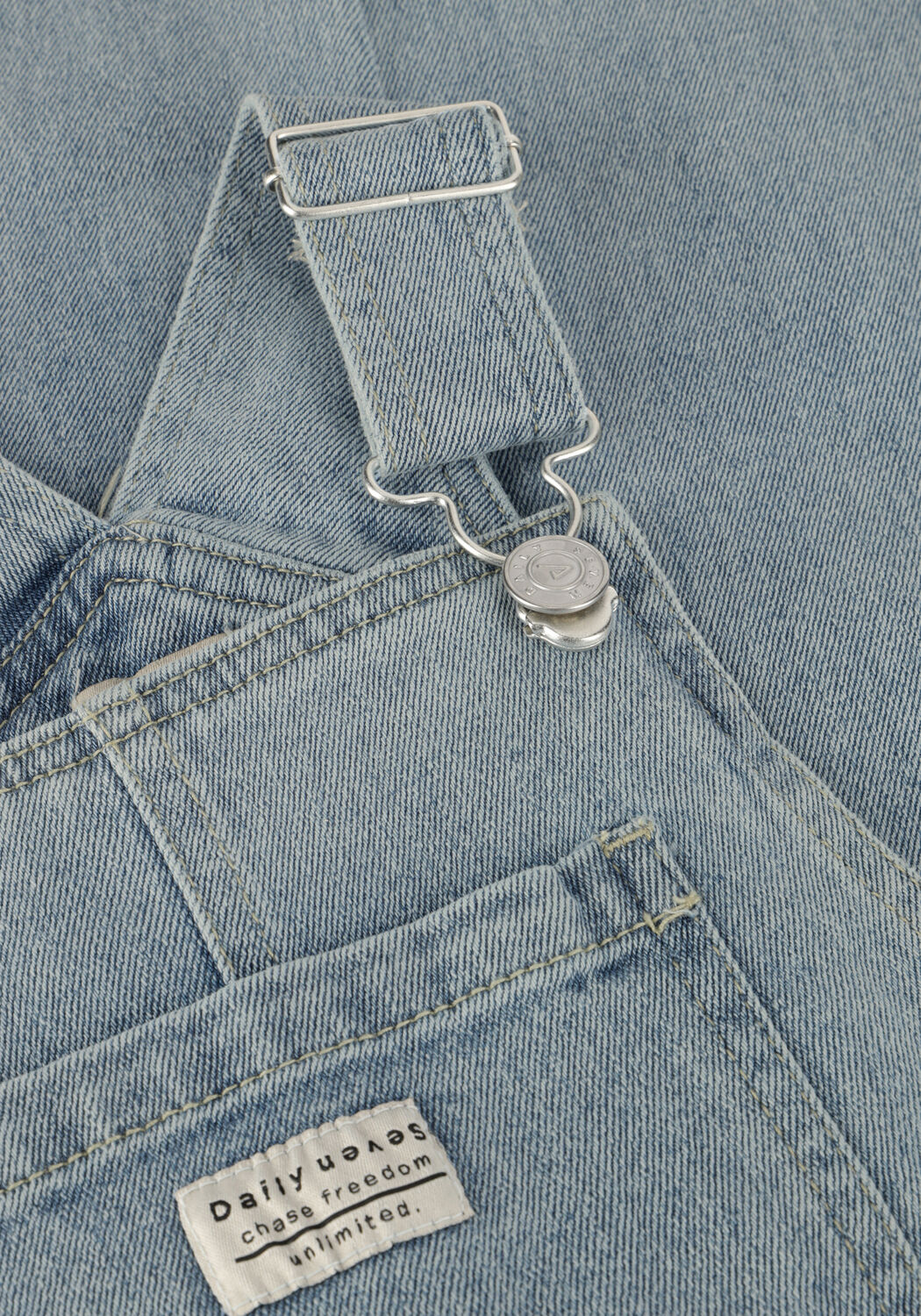 Hellblau DAILY7 Latzhosen DENIM SALOPETTE - large