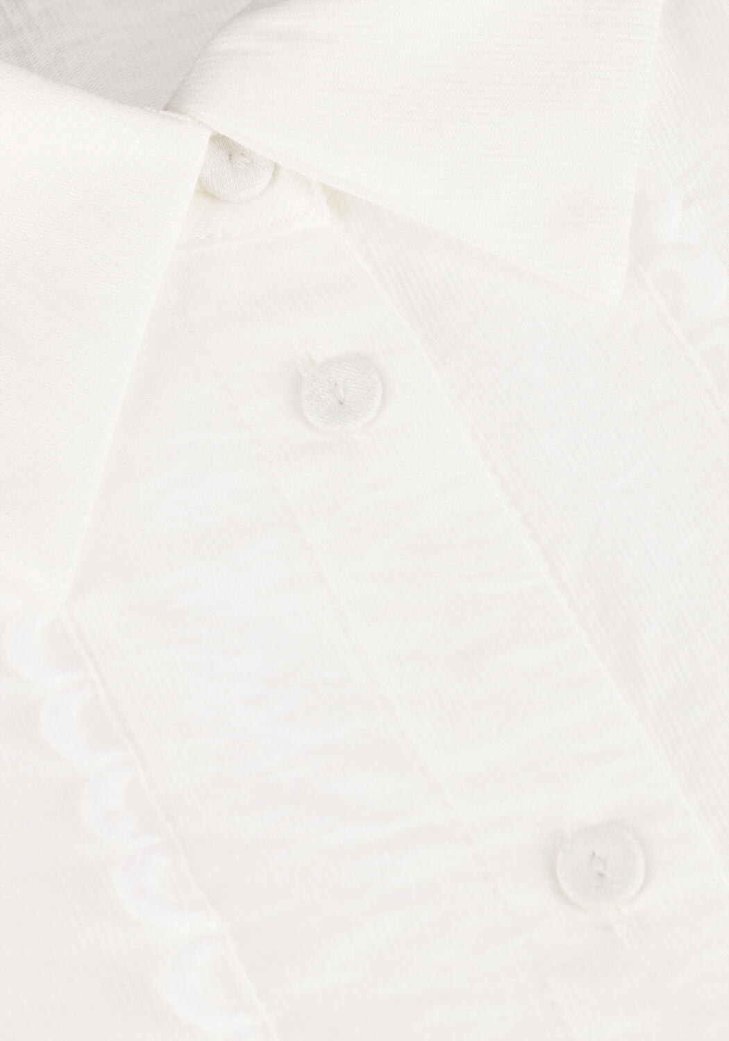 Wei&szlig;e JANSEN AMSTERDAM Blusen INDI BLOUSE FS 793 LONG SLEEVE LACE TAPE - large