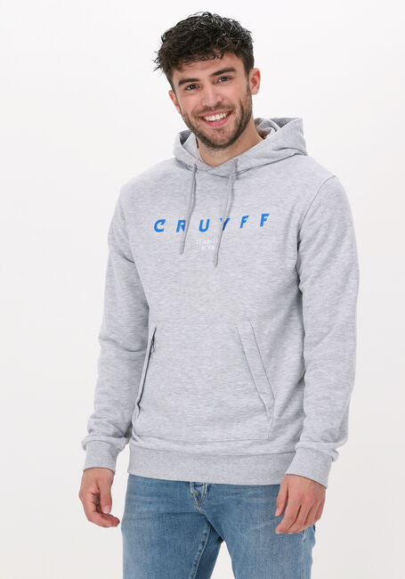 Hellgrau CRUYFF Sweatshirt AITOR HOODIE - BRUSH BACK FLEECE - large