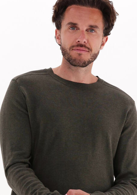Grüne SELECTED HOMME Pullover SLHBERG CREW NECK NOOS - large
