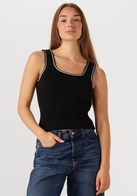 Schwarze SELECTED WOMEN Top SLFKAMMA JENNY SL KNIT TOP - large
