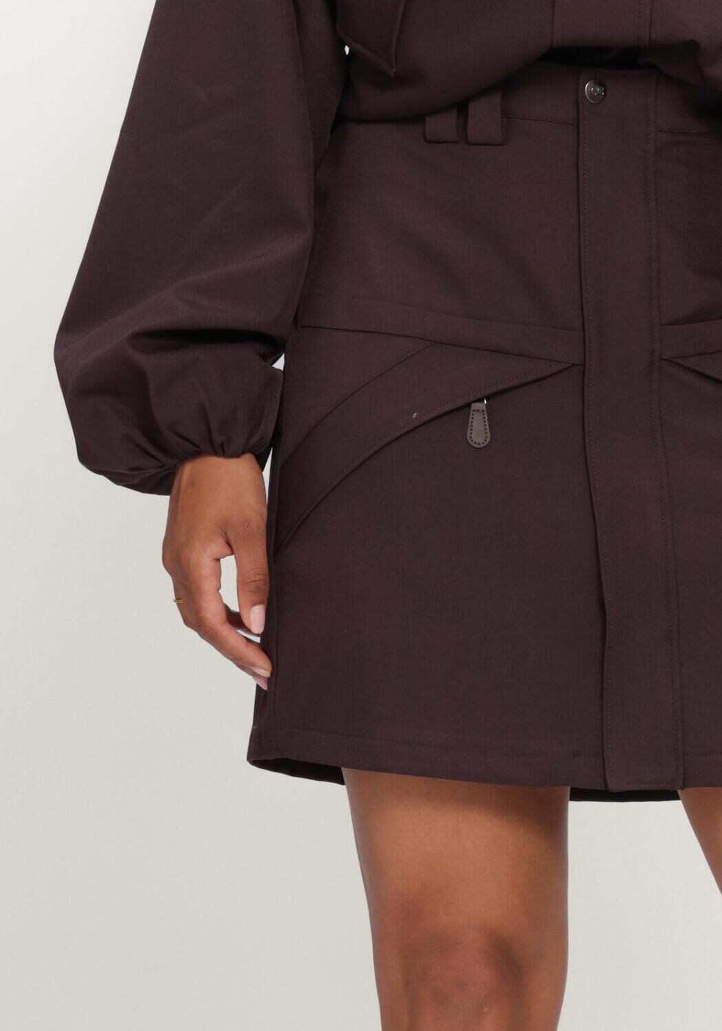 Braune CO'COUTURE Minirock LUNACC MINI SKIRT - large