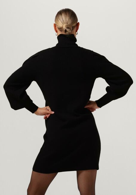 Schwarze Y.A.S. Minikleid YASFONNY LS ROLL NECK KNIT DRESS - large