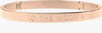 Goldfarbene MY JEWELLERY Armband LOVE YOU TO THE MOON AND - medium