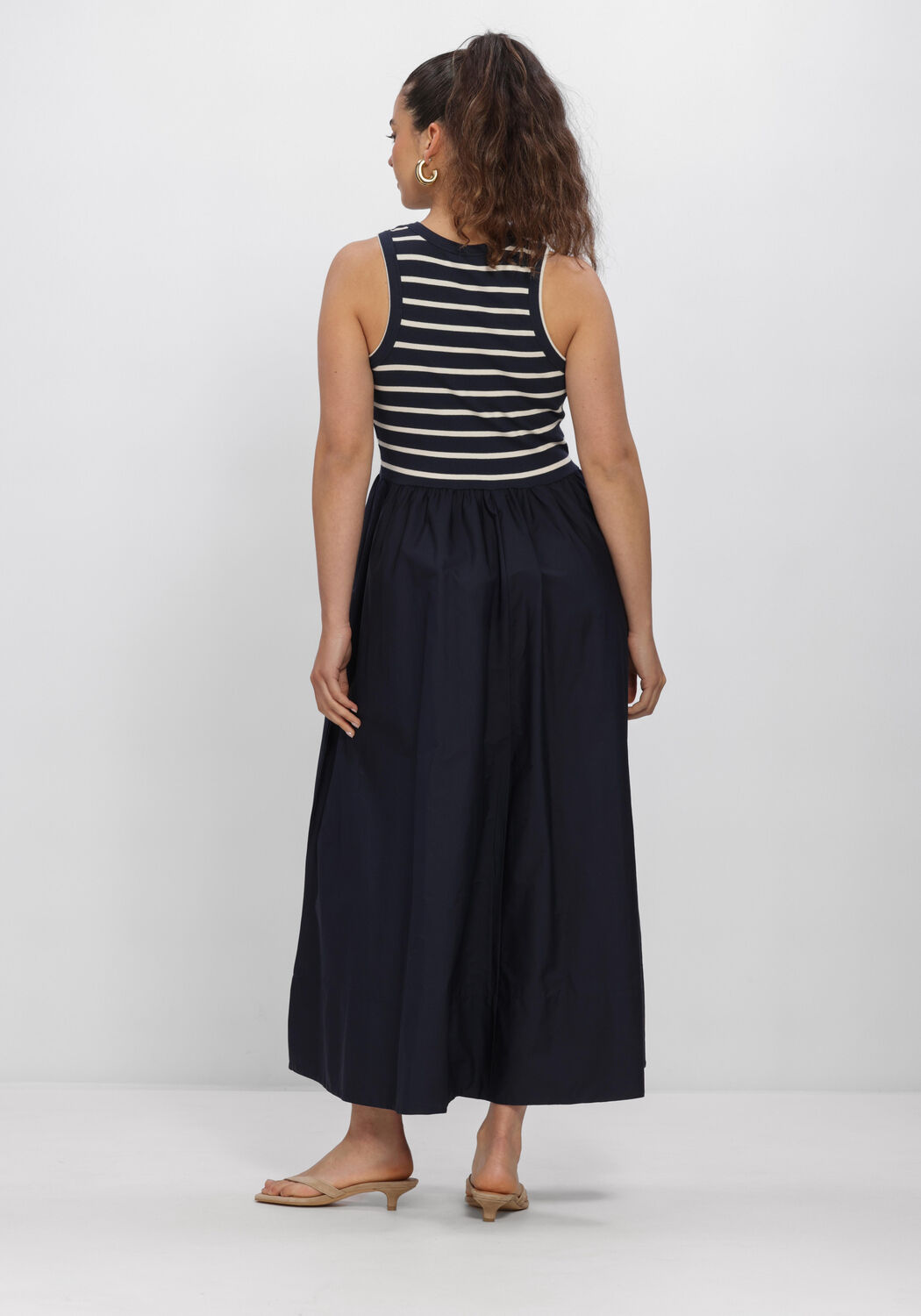 Dunkelblau Y.A.S. Kleider YASMIRI SL LONG DRESS NOOS - large