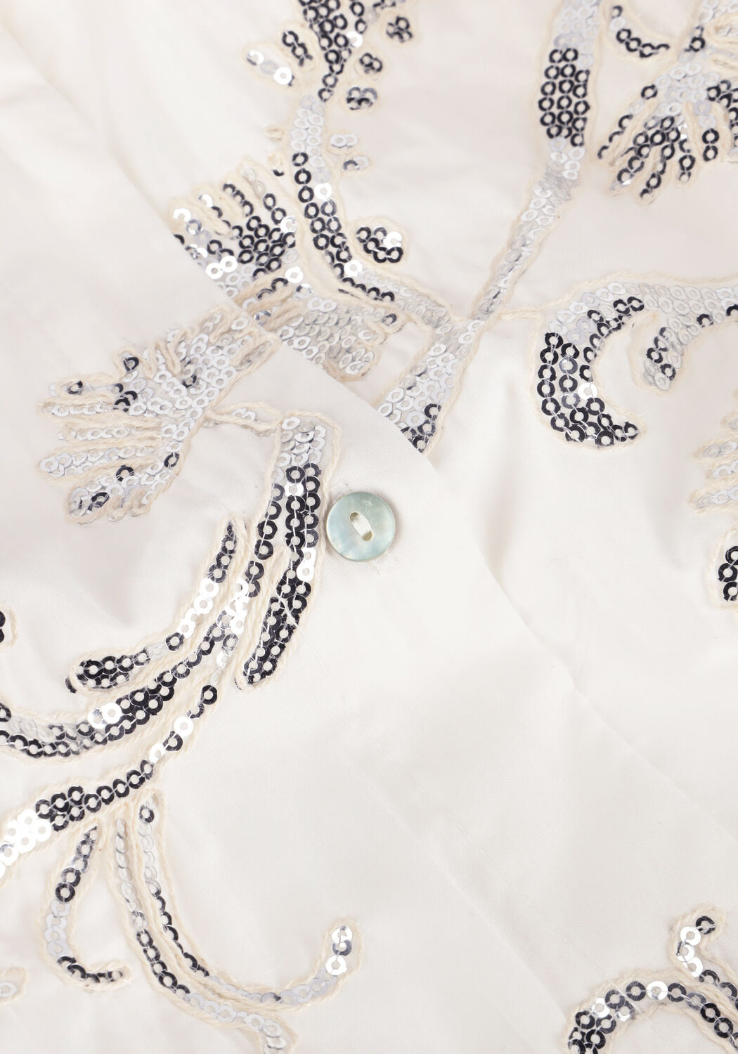 Wei&szlig;e NUKUS Blusen CATALINA BLOUSE PAILLET - large