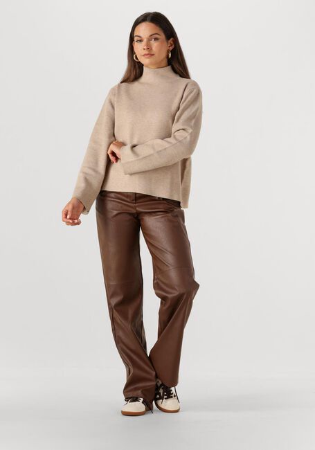 Beige MINUS Pullover LUPI HIGH NECK PULLOVER - large