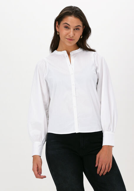 Weiße MSCH COPENHAGEN Bluse EGLE LANA LS SHIRT - large